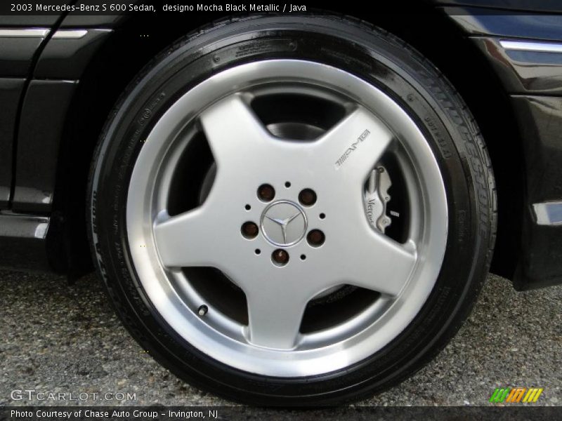 designo Mocha Black Metallic / Java 2003 Mercedes-Benz S 600 Sedan