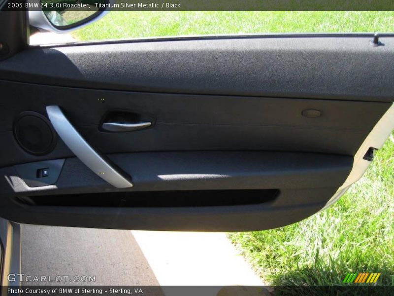 Titanium Silver Metallic / Black 2005 BMW Z4 3.0i Roadster