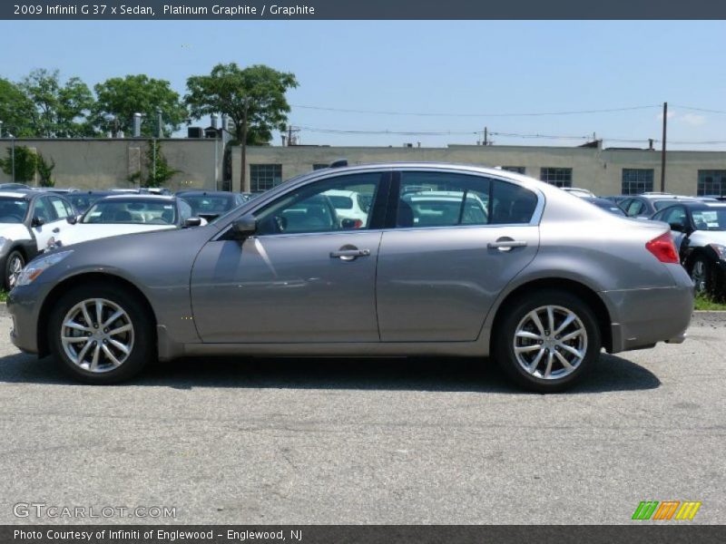 Platinum Graphite / Graphite 2009 Infiniti G 37 x Sedan
