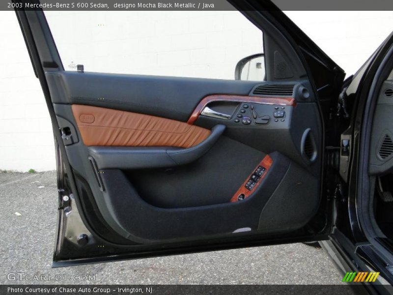 designo Mocha Black Metallic / Java 2003 Mercedes-Benz S 600 Sedan