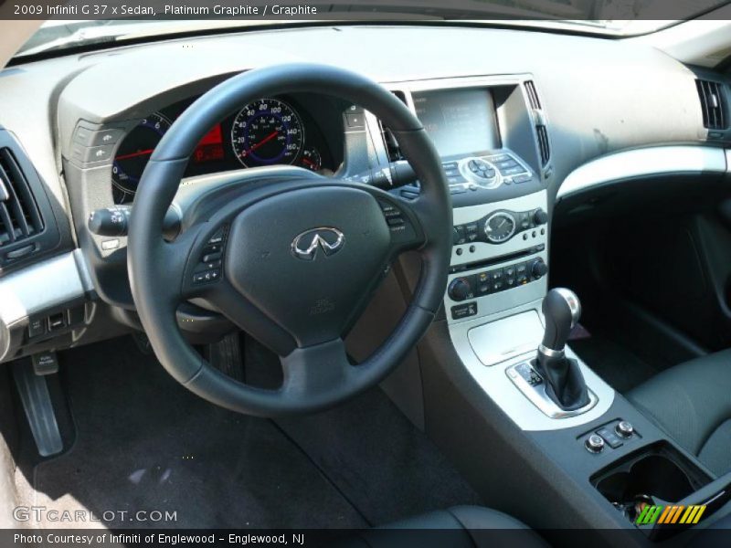 Platinum Graphite / Graphite 2009 Infiniti G 37 x Sedan