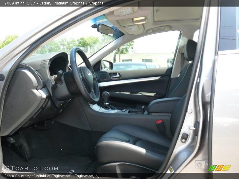 Platinum Graphite / Graphite 2009 Infiniti G 37 x Sedan