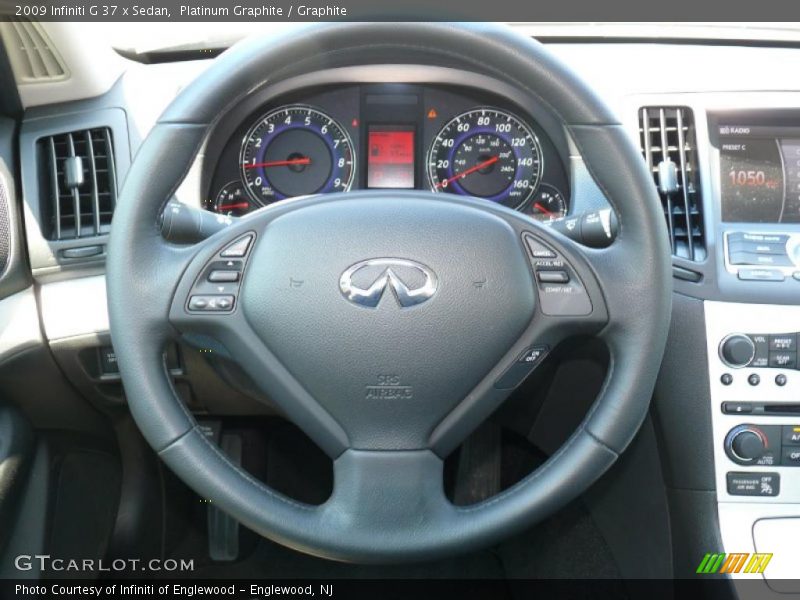 Platinum Graphite / Graphite 2009 Infiniti G 37 x Sedan