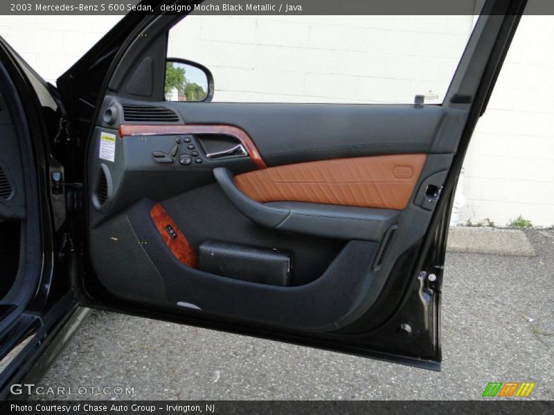 designo Mocha Black Metallic / Java 2003 Mercedes-Benz S 600 Sedan