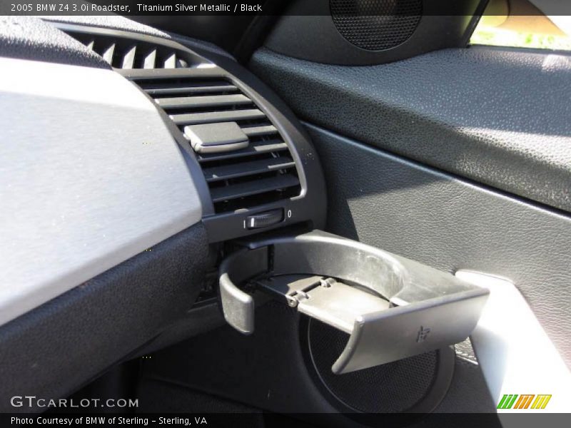 Titanium Silver Metallic / Black 2005 BMW Z4 3.0i Roadster