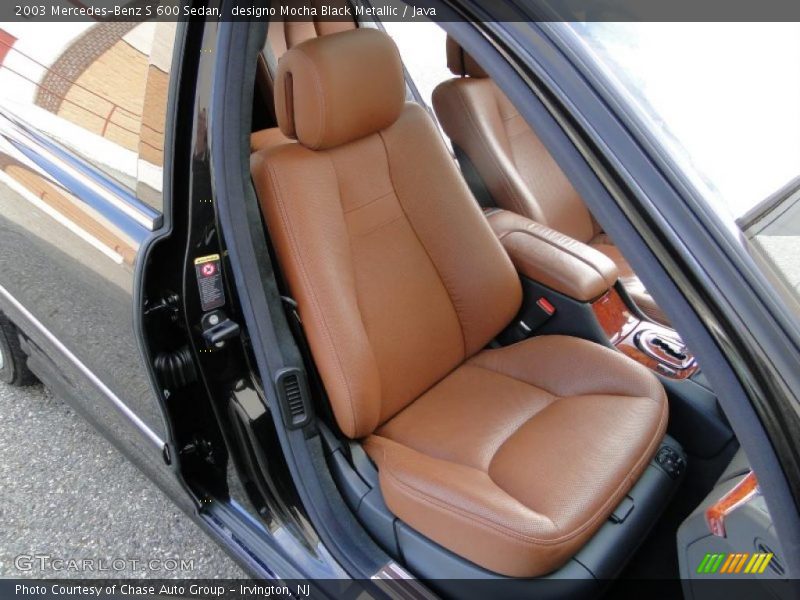 designo Mocha Black Metallic / Java 2003 Mercedes-Benz S 600 Sedan
