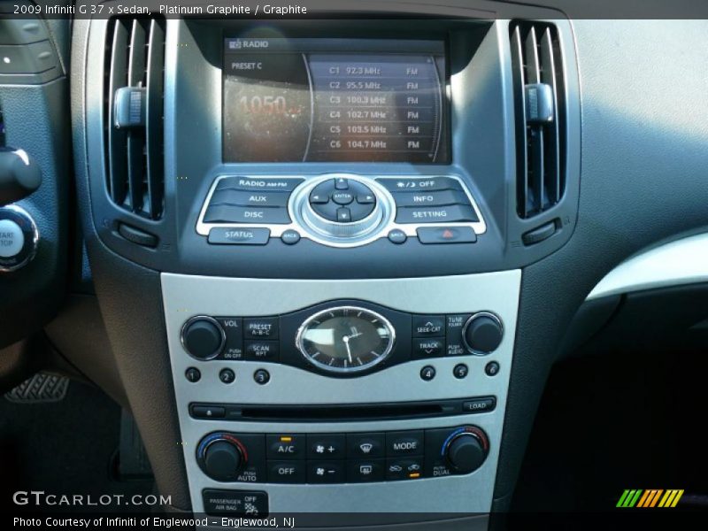Platinum Graphite / Graphite 2009 Infiniti G 37 x Sedan
