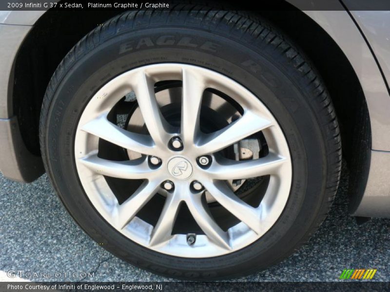Platinum Graphite / Graphite 2009 Infiniti G 37 x Sedan