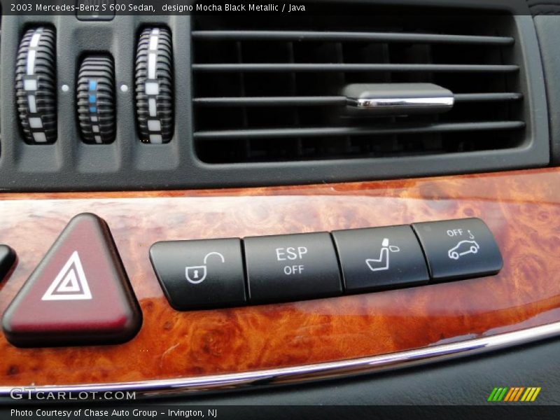 designo Mocha Black Metallic / Java 2003 Mercedes-Benz S 600 Sedan