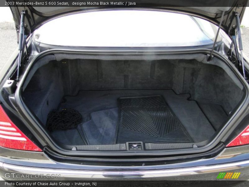designo Mocha Black Metallic / Java 2003 Mercedes-Benz S 600 Sedan