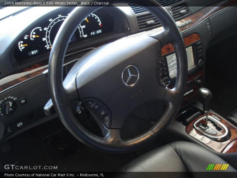Black / Charcoal 2004 Mercedes-Benz S 500 4Matic Sedan