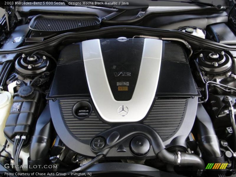 designo Mocha Black Metallic / Java 2003 Mercedes-Benz S 600 Sedan