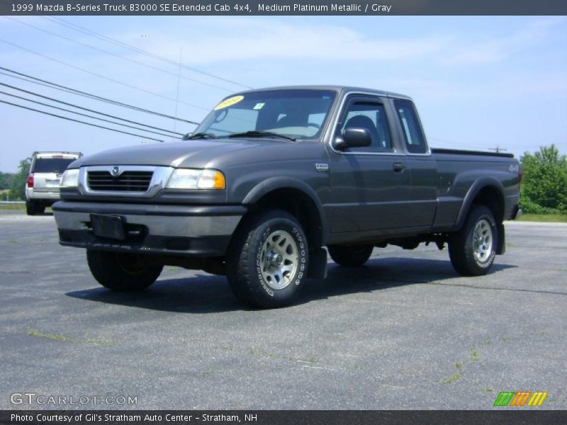 Medium Platinum Metallic / Gray 1999 Mazda B-Series Truck B3000 SE Extended Cab 4x4