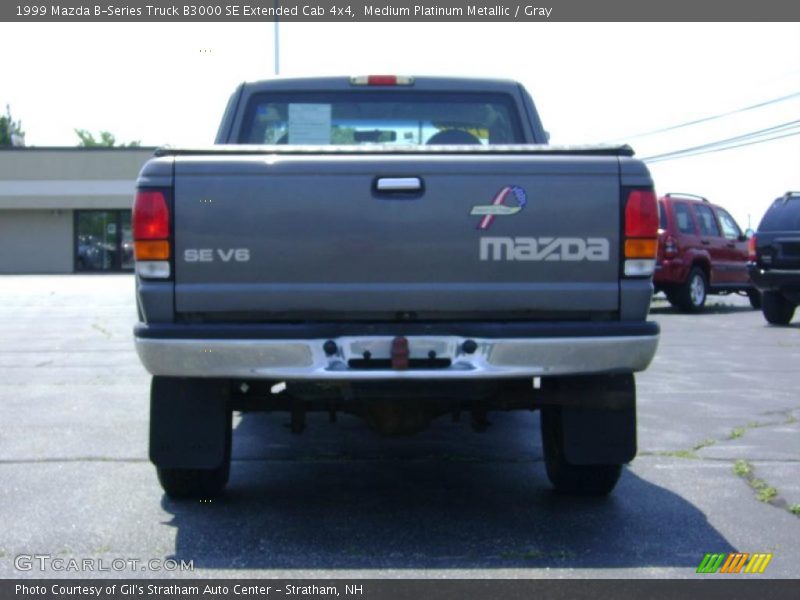Medium Platinum Metallic / Gray 1999 Mazda B-Series Truck B3000 SE Extended Cab 4x4