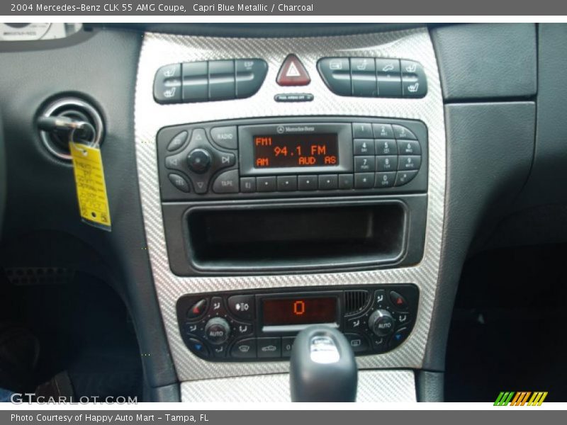 Capri Blue Metallic / Charcoal 2004 Mercedes-Benz CLK 55 AMG Coupe