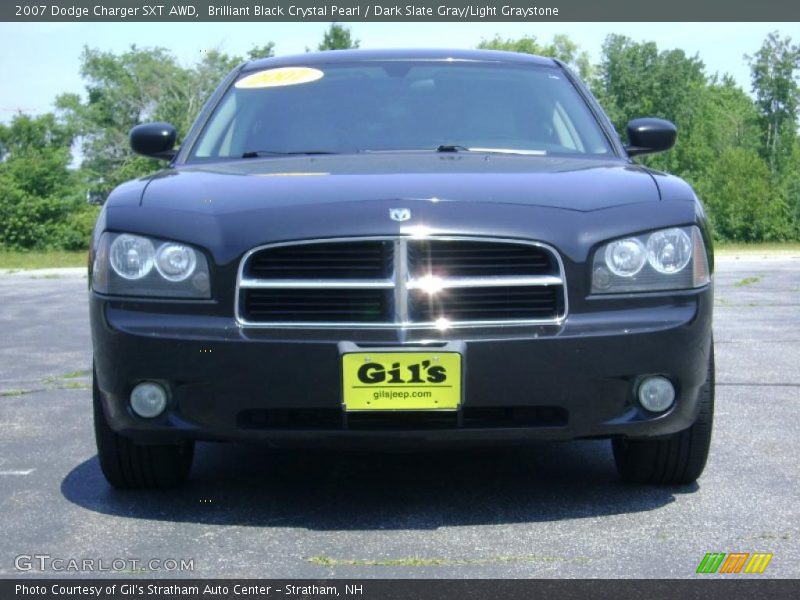 Brilliant Black Crystal Pearl / Dark Slate Gray/Light Graystone 2007 Dodge Charger SXT AWD