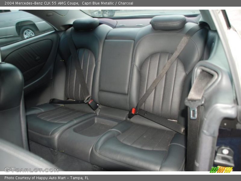Capri Blue Metallic / Charcoal 2004 Mercedes-Benz CLK 55 AMG Coupe