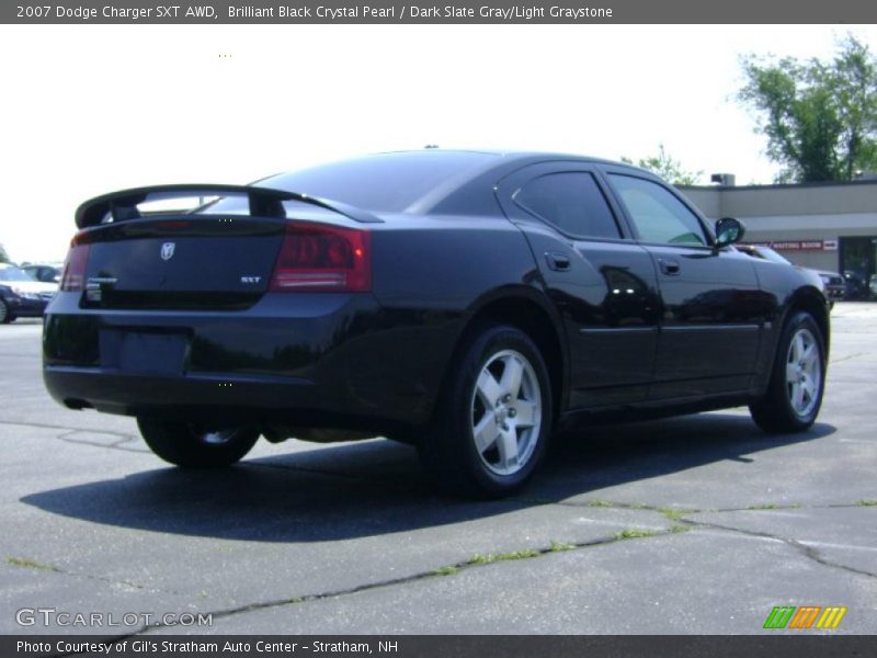 Brilliant Black Crystal Pearl / Dark Slate Gray/Light Graystone 2007 Dodge Charger SXT AWD