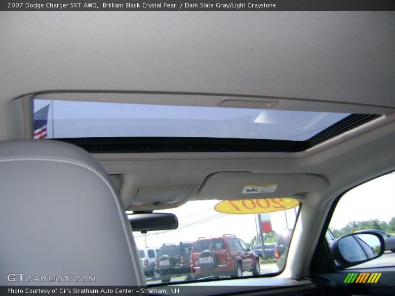 Brilliant Black Crystal Pearl / Dark Slate Gray/Light Graystone 2007 Dodge Charger SXT AWD