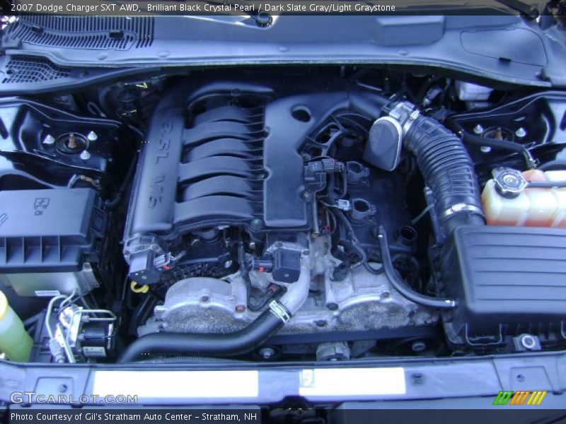 Brilliant Black Crystal Pearl / Dark Slate Gray/Light Graystone 2007 Dodge Charger SXT AWD