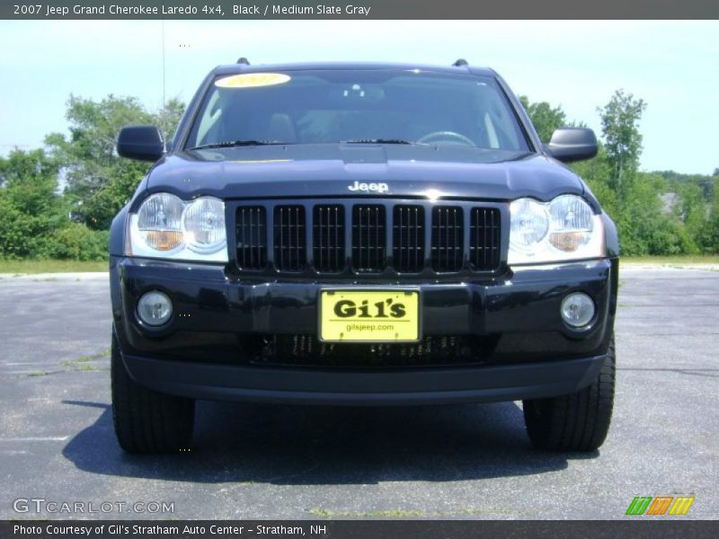 Black / Medium Slate Gray 2007 Jeep Grand Cherokee Laredo 4x4
