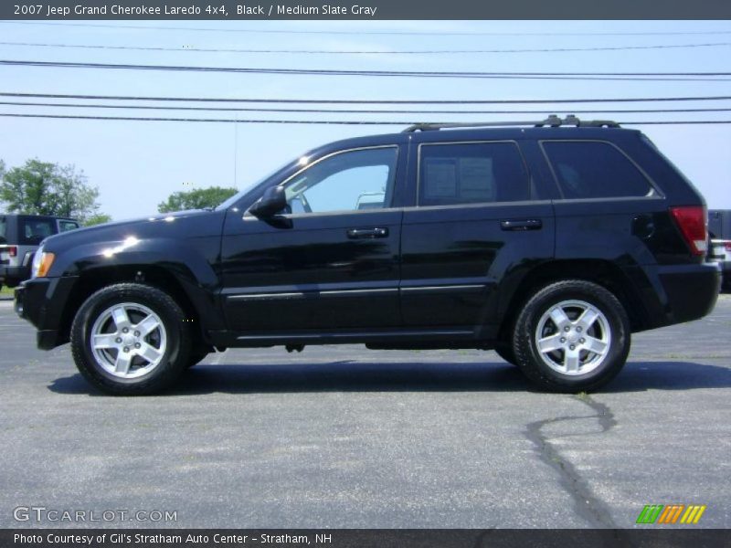 Black / Medium Slate Gray 2007 Jeep Grand Cherokee Laredo 4x4