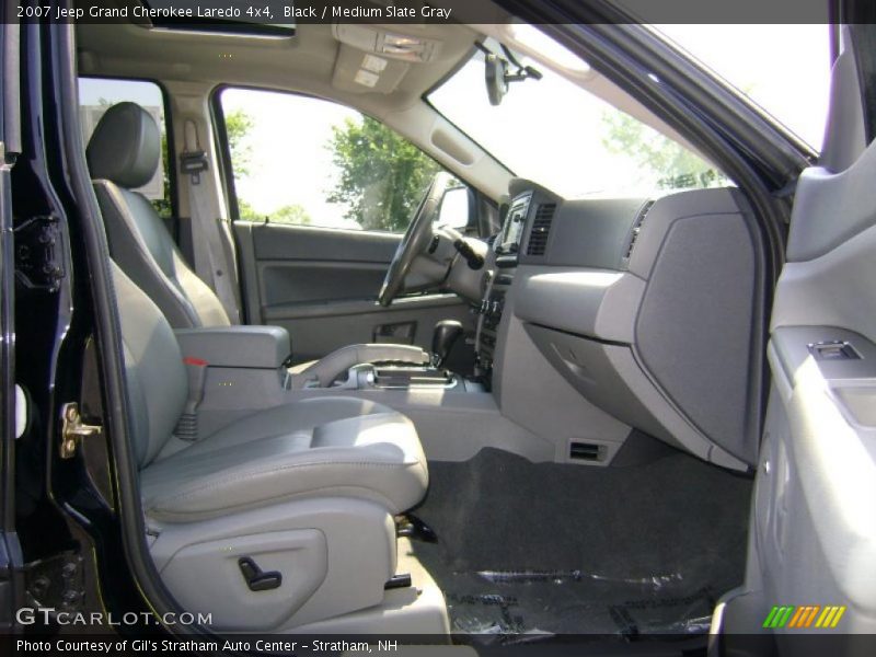 Black / Medium Slate Gray 2007 Jeep Grand Cherokee Laredo 4x4