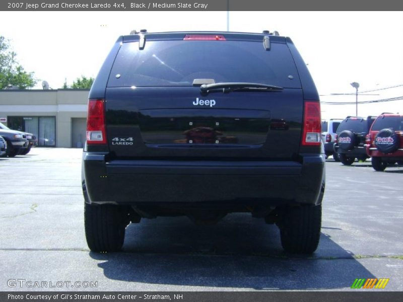 Black / Medium Slate Gray 2007 Jeep Grand Cherokee Laredo 4x4