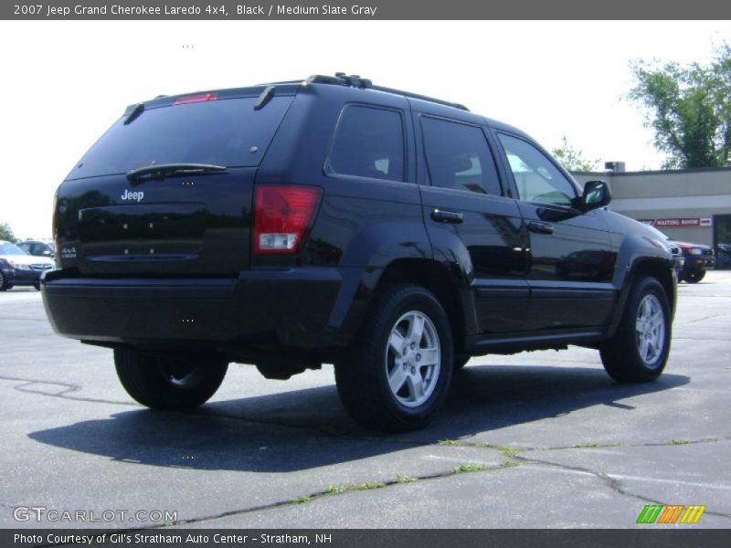 Black / Medium Slate Gray 2007 Jeep Grand Cherokee Laredo 4x4