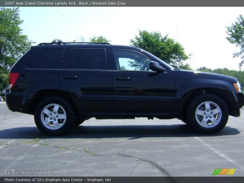 Black / Medium Slate Gray 2007 Jeep Grand Cherokee Laredo 4x4