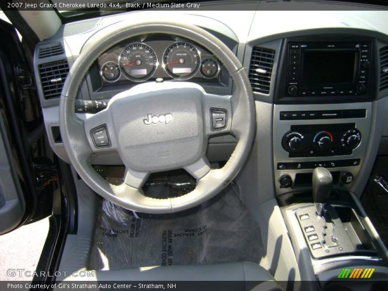 Black / Medium Slate Gray 2007 Jeep Grand Cherokee Laredo 4x4