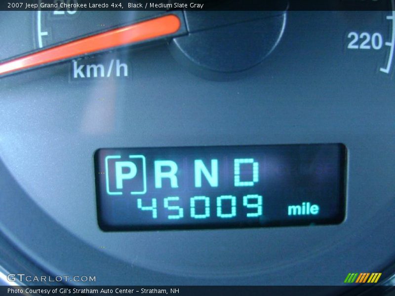 Black / Medium Slate Gray 2007 Jeep Grand Cherokee Laredo 4x4