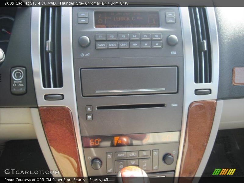 Thunder Gray ChromaFlair / Light Gray 2009 Cadillac STS 4 V6 AWD