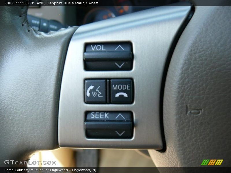 Sapphire Blue Metallic / Wheat 2007 Infiniti FX 35 AWD