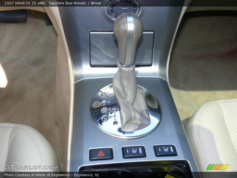 Sapphire Blue Metallic / Wheat 2007 Infiniti FX 35 AWD