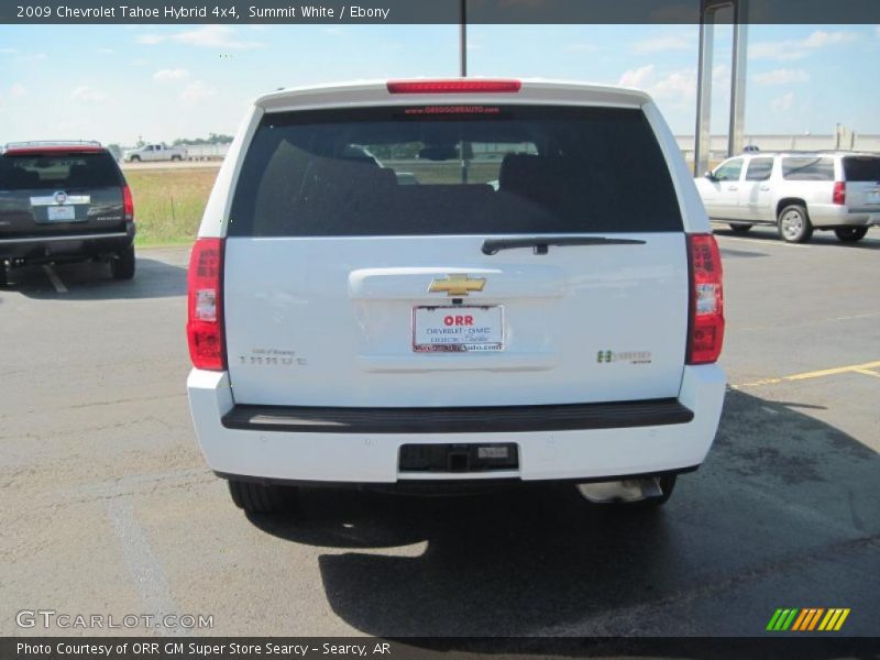 Summit White / Ebony 2009 Chevrolet Tahoe Hybrid 4x4