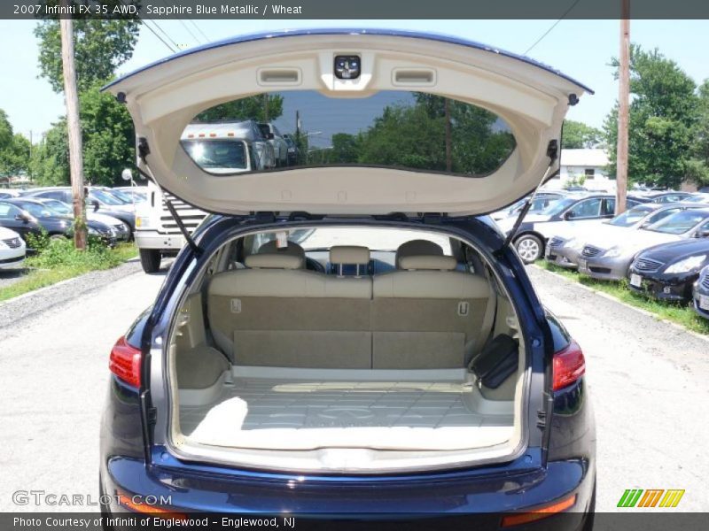 Sapphire Blue Metallic / Wheat 2007 Infiniti FX 35 AWD