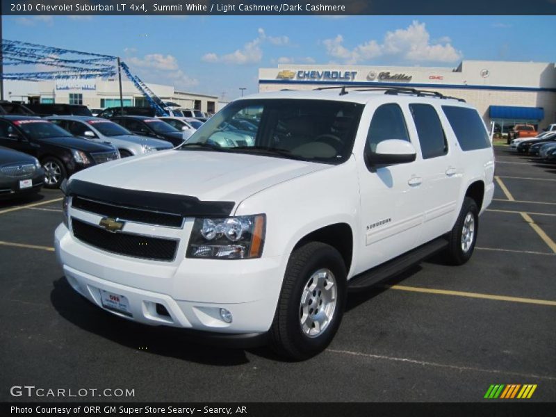 Summit White / Light Cashmere/Dark Cashmere 2010 Chevrolet Suburban LT 4x4