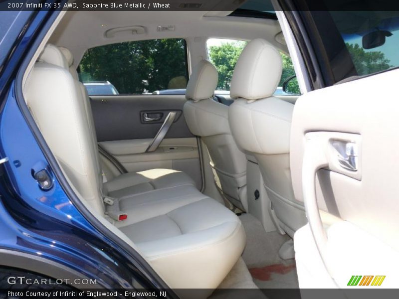 Sapphire Blue Metallic / Wheat 2007 Infiniti FX 35 AWD