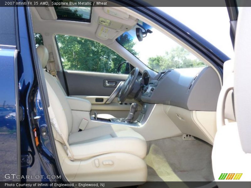 Sapphire Blue Metallic / Wheat 2007 Infiniti FX 35 AWD