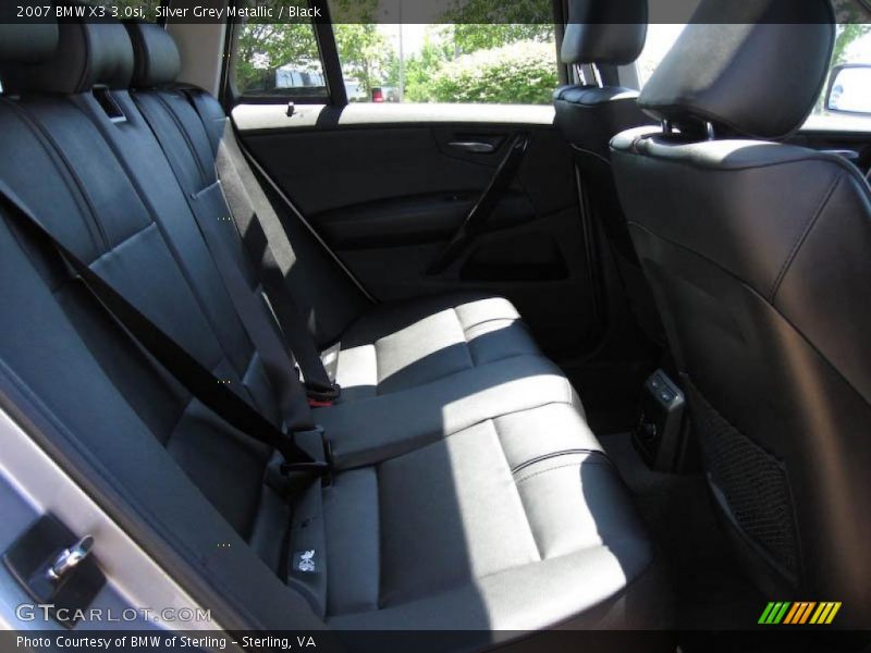 Silver Grey Metallic / Black 2007 BMW X3 3.0si
