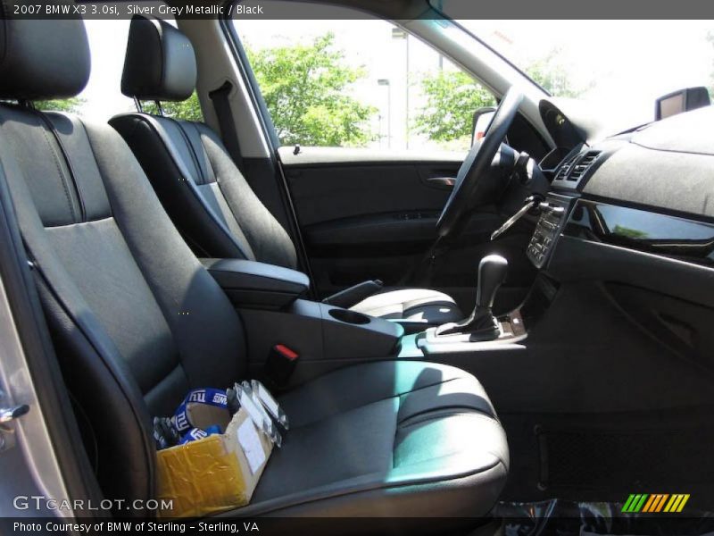Silver Grey Metallic / Black 2007 BMW X3 3.0si