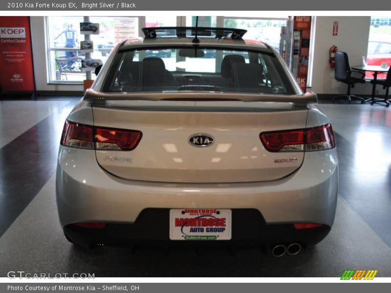 Bright Silver / Black 2010 Kia Forte Koup EX