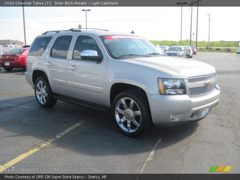 Silver Birch Metallic / Light Cashmere 2009 Chevrolet Tahoe LTZ