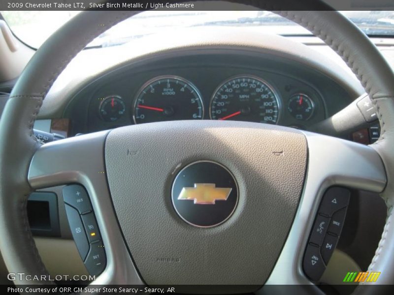 Silver Birch Metallic / Light Cashmere 2009 Chevrolet Tahoe LTZ