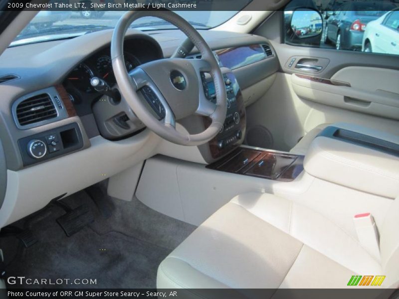 Silver Birch Metallic / Light Cashmere 2009 Chevrolet Tahoe LTZ