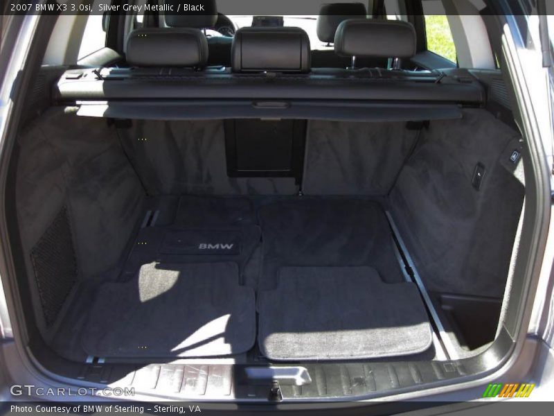 Silver Grey Metallic / Black 2007 BMW X3 3.0si