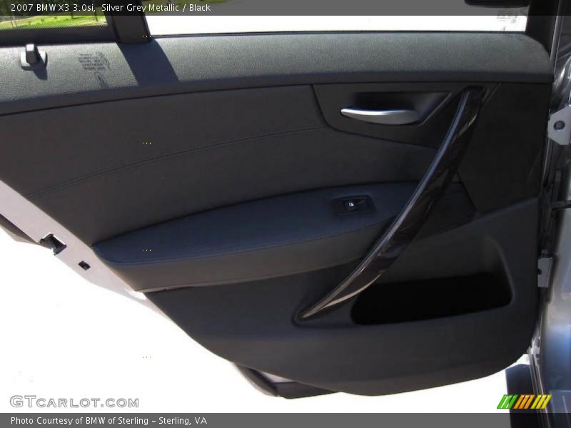 Silver Grey Metallic / Black 2007 BMW X3 3.0si