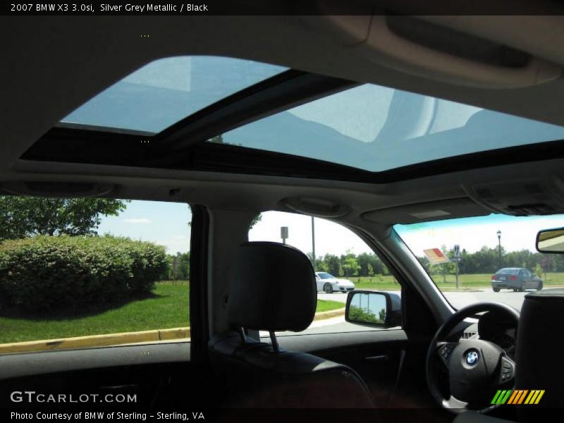 Silver Grey Metallic / Black 2007 BMW X3 3.0si