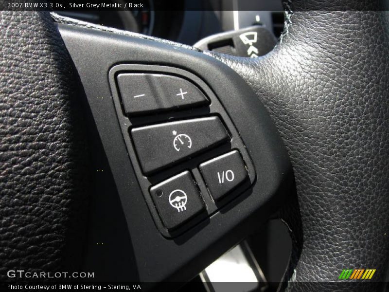 Silver Grey Metallic / Black 2007 BMW X3 3.0si